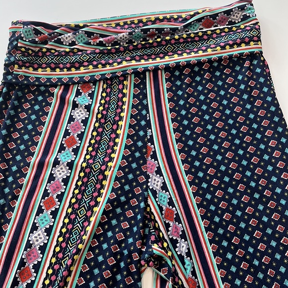 Audition Boho Wide Leg Pants Size L-XL - Picture 6 of 8